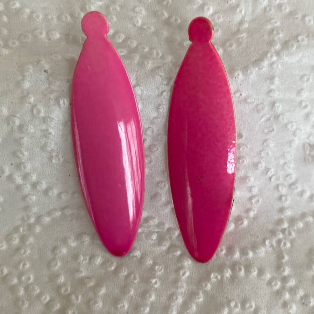 Vintage 1980’s metal earrings